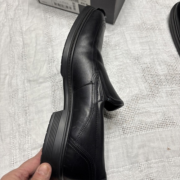 ECCO Lisbon Apron Slipon Men's Shoes 622144 01001 Sz 43 US 9-9.5 Black - Picture 7 of 13